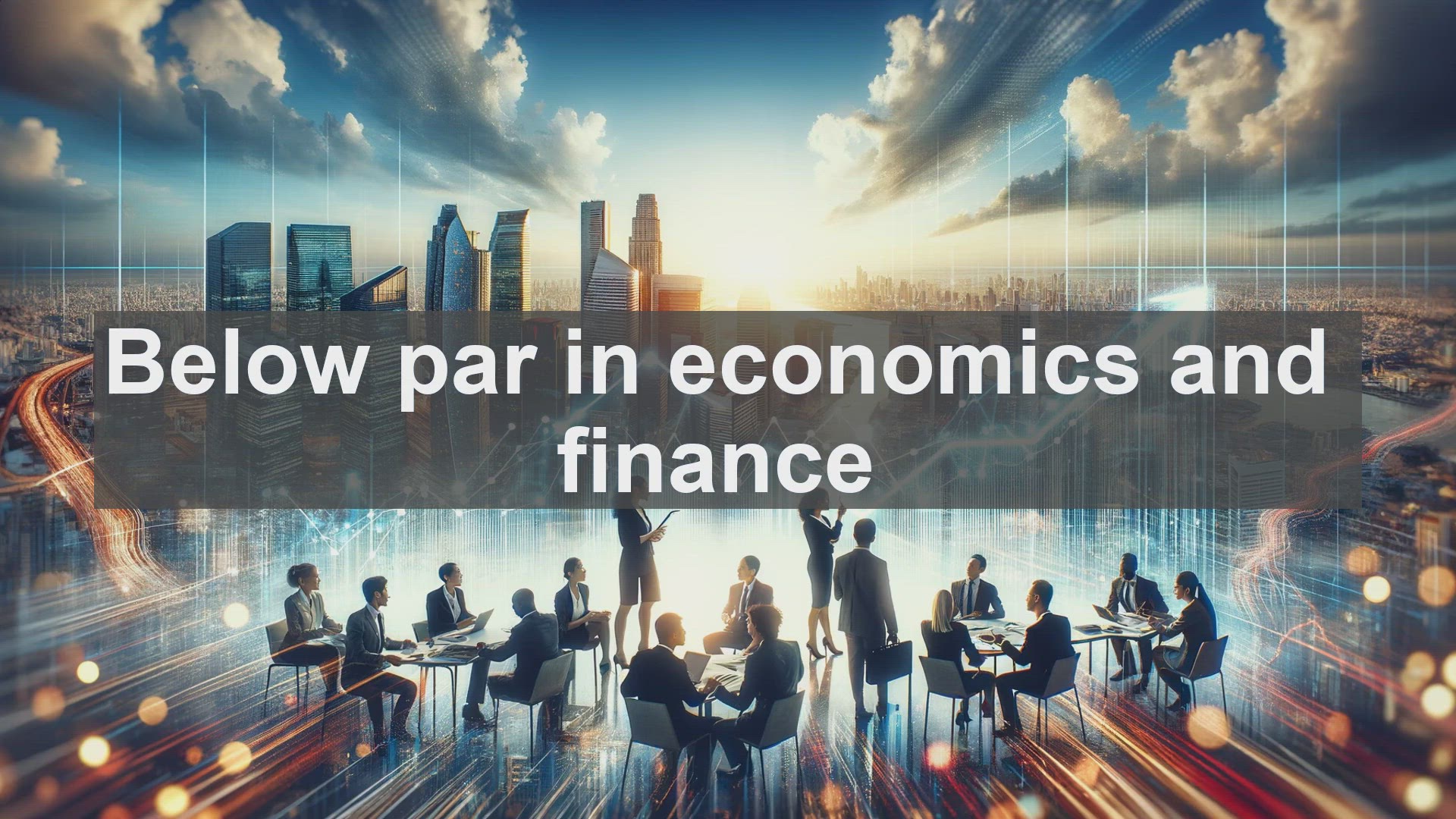 'Video thumbnail for Below par in economics and finance'