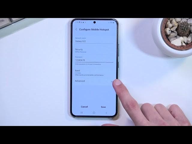 Video thumbnail for How to Set Up Mobile Hotspot on SAMSUNG Galaxy S22 - Create Portable Hotspot / Share Wi-Fi