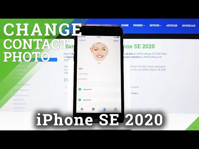 Video thumbnail for How to Add Photo to Contact in iPhone SE 2020 – Create Contact Profile