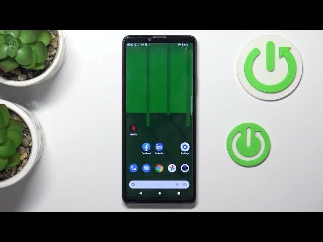 Video thumbnail for SONY Xperia 10 IV - How To See Battery Percentage