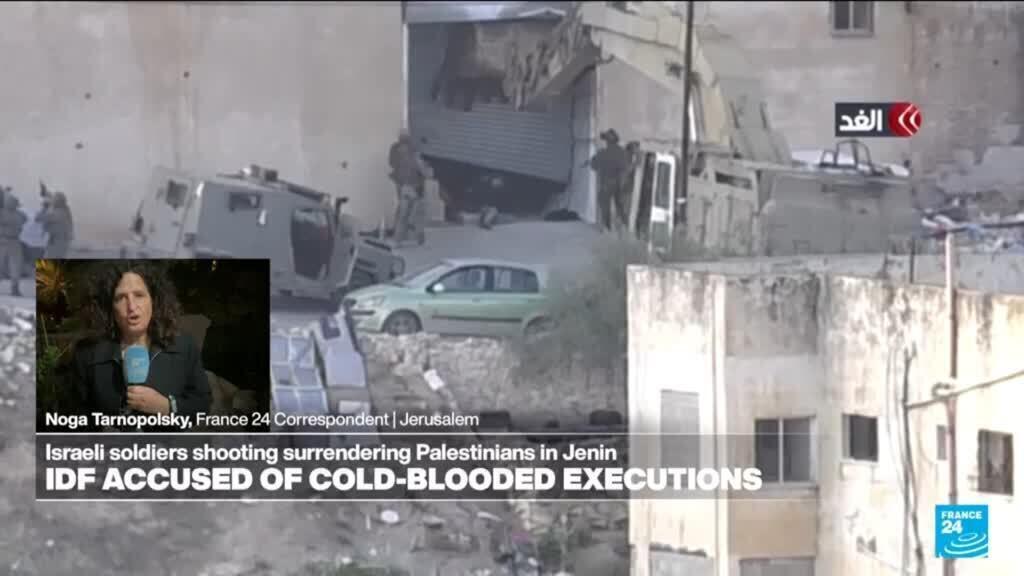 Video thumbnail for Palestinian Authority accuses Israel of 'war crime' after summary 'execution' in West Bank