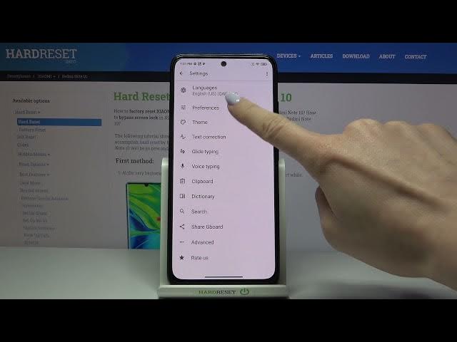 Video thumbnail for How to Find Auto-correction Settings on XIAOMI Redmi Note 10 – Auto-correction Options