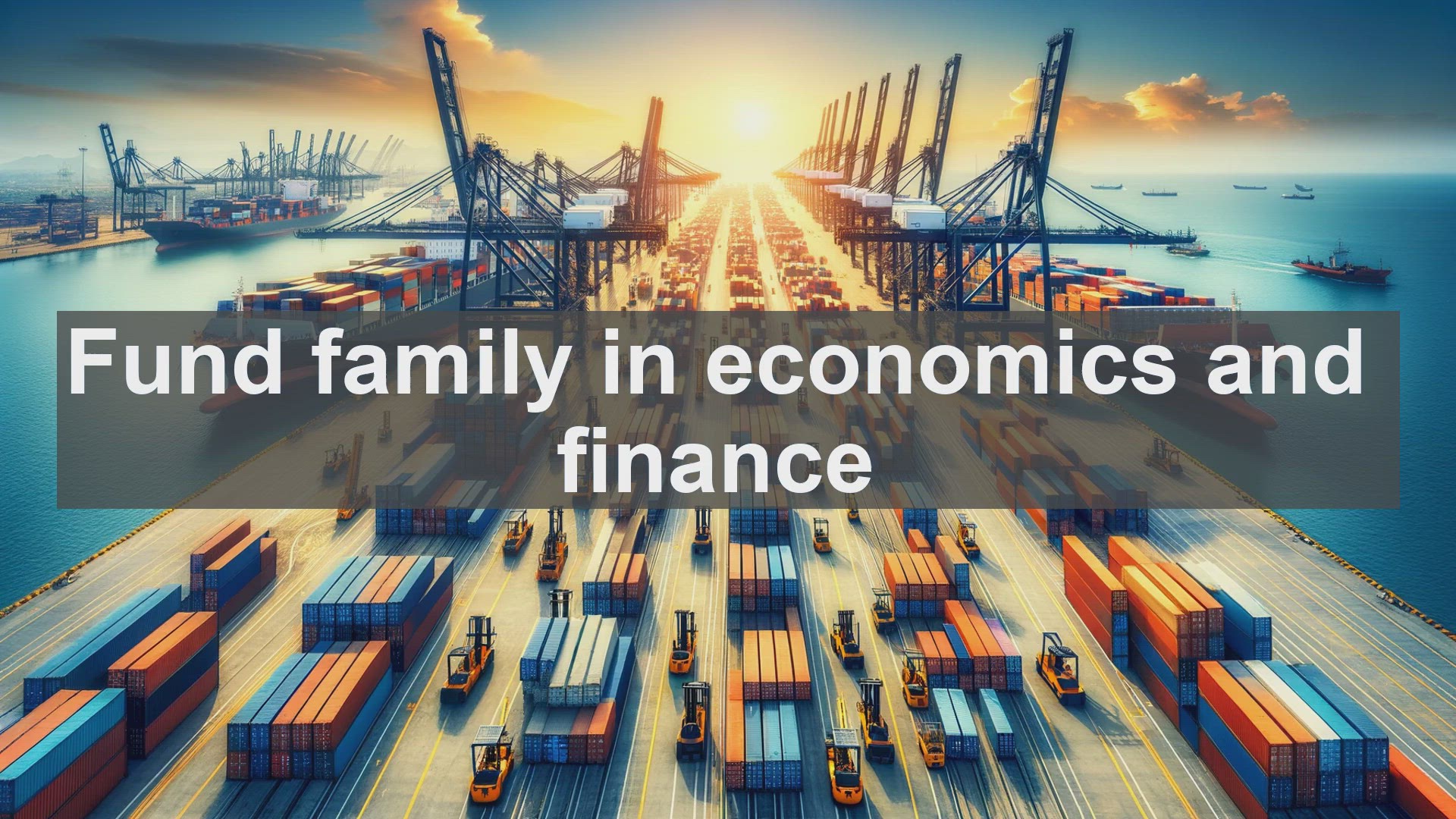 'Video thumbnail for Fund family in economics and finance'