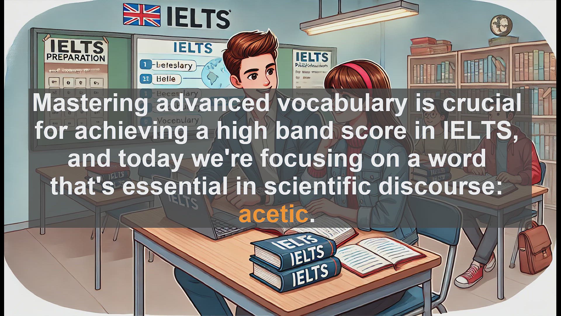 'Video thumbnail for 5000 Must Know IELTS 8.0 Vocabulary - Acetic: Key Vocabulary for IELTS Success'