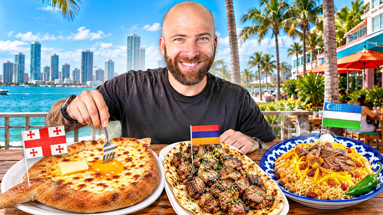 Video thumbnail for Inside the Former Soviet World!! Uzbek, Armenian & Georgian Food!!