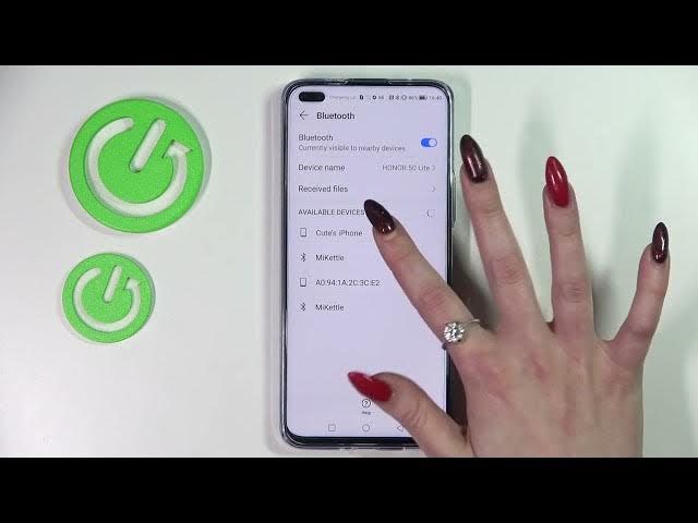 Video thumbnail for Honor 50 Lite - How To Connect Bluetooth Device
