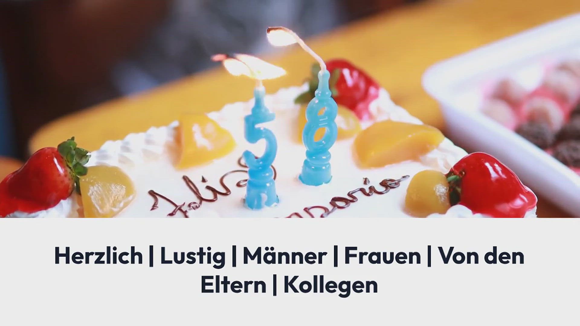 Video thumbnail for 36 Glückwünsche zum 56. Geburtstag: Kurz, Herzlich & Lustig