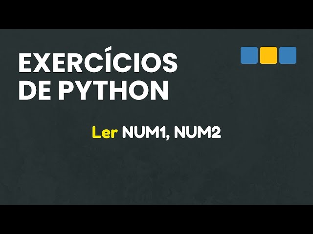 Video thumbnail for Exercício de Python: programa para Trocar Dois Números Usando uma Variável Temporária em python