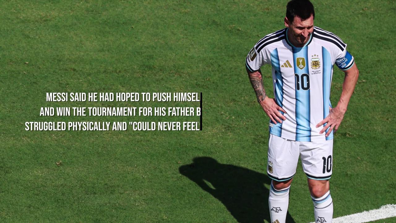 Video thumbnail for Lionel Messi Raises 'Serious Doubts' Over Football Future After Father's Death.
