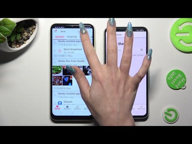 Video thumbnail for How to Transfer files from Samsung Galaxy F14 to an Android Device - Send Anywhere App