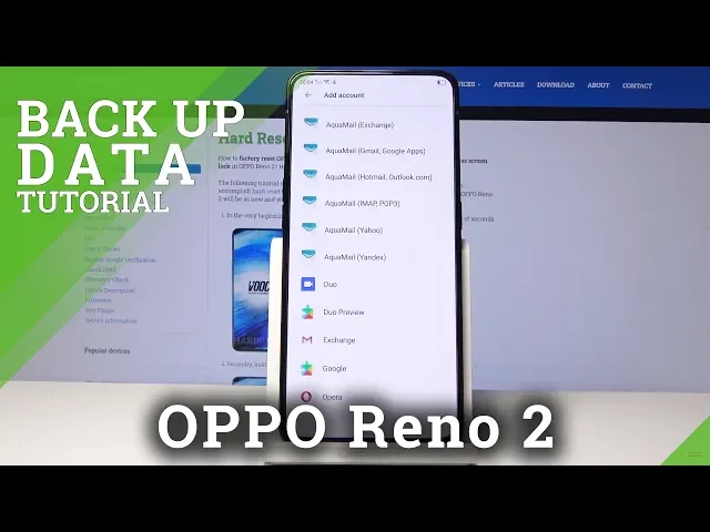 Video thumbnail for How to Allow Google Backup in OPPO Reno 2 – Back Up Data