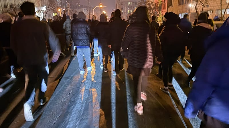 Video thumbnail for Iran: thousands attend mass funerals for killed security forces in Tehran