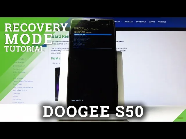 Video thumbnail for How to Enter Recovery Mode in DOOGEE S50 – Use Recovery Mode