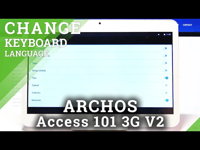 Video thumbnail for How to Change Keyboard Language in ARCHOS Access 101 3G V2 2020 – Adjust Keyboard Settings