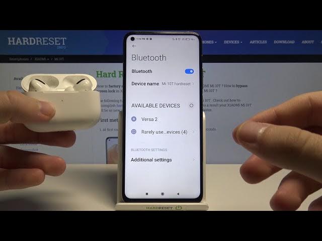 Video thumbnail for How to Connect AirPods Pro to XIAOMI Mi 10T – Wireless Connection