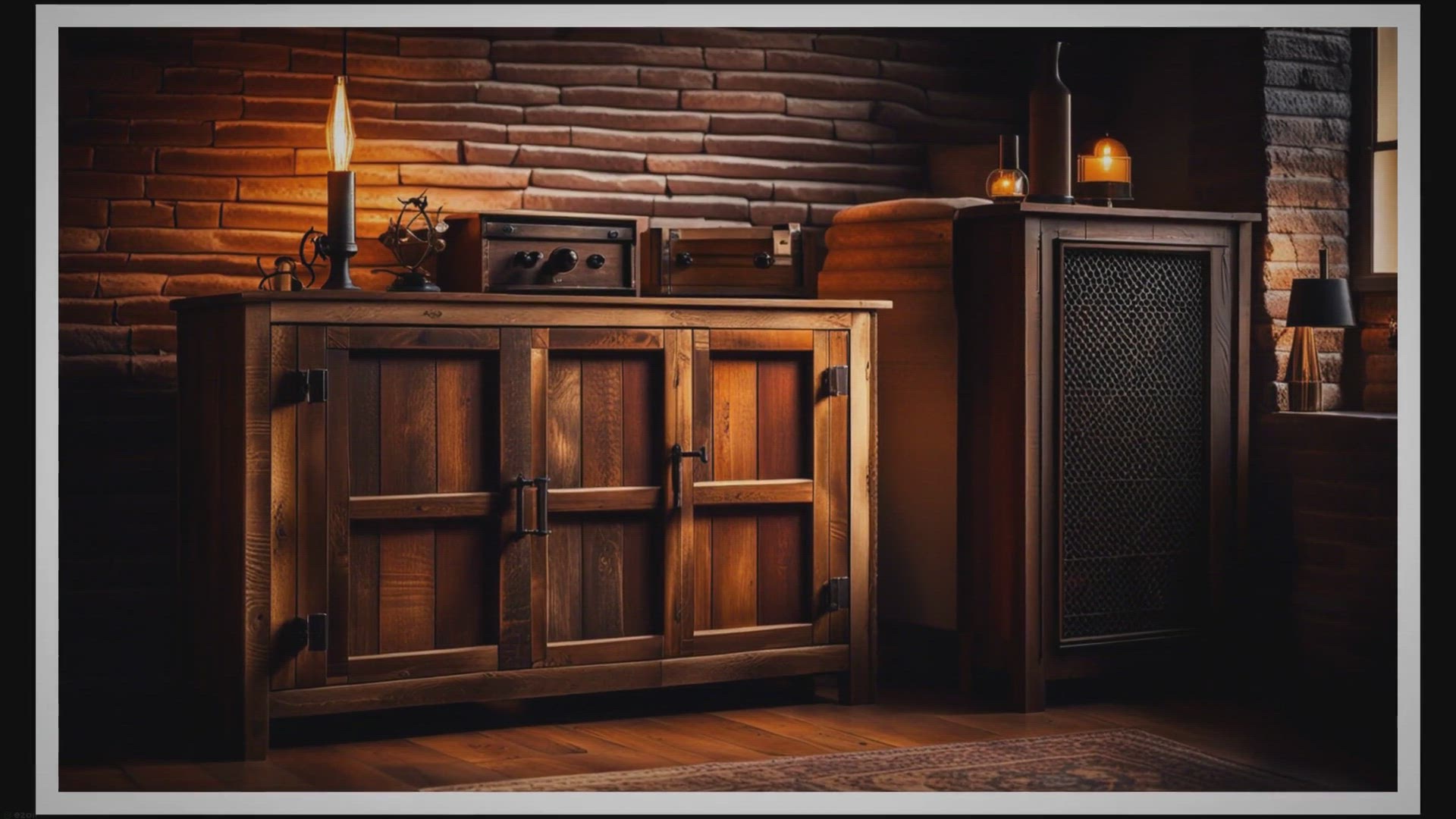 'Video thumbnail for 10 Creative Rustic Cabinet Ideas: Adding Charm and Functionality to Your Space'