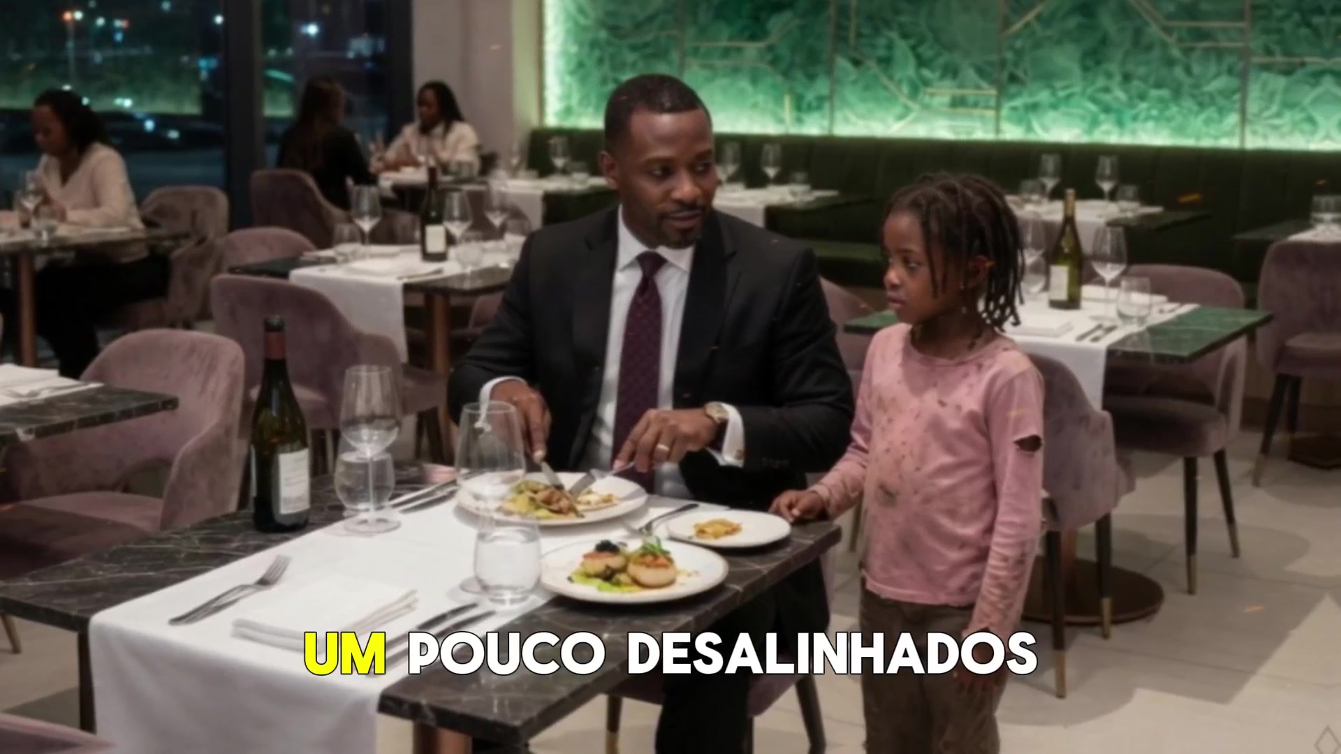Video thumbnail for Gerente humilha menina pobre em restaurante de luxo… até que um homem se levanta e muda o destino dela para sempre