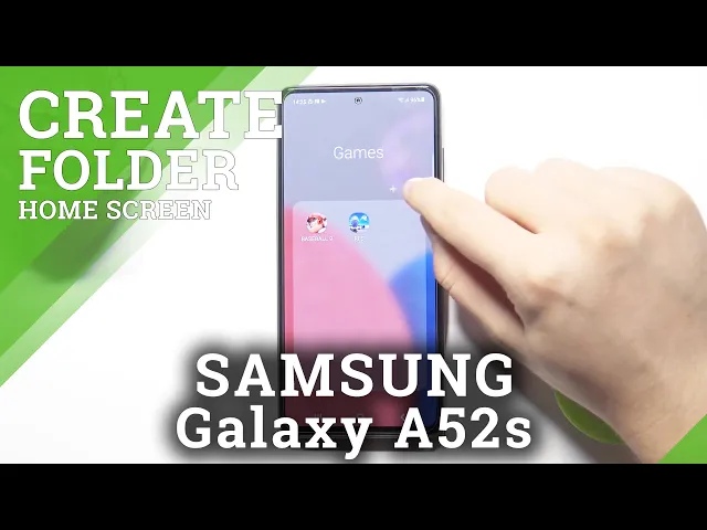 Video thumbnail for How to Create Folders on Home Screen in SAMSUNG Galaxy A52s - Add Folder to Home Screen