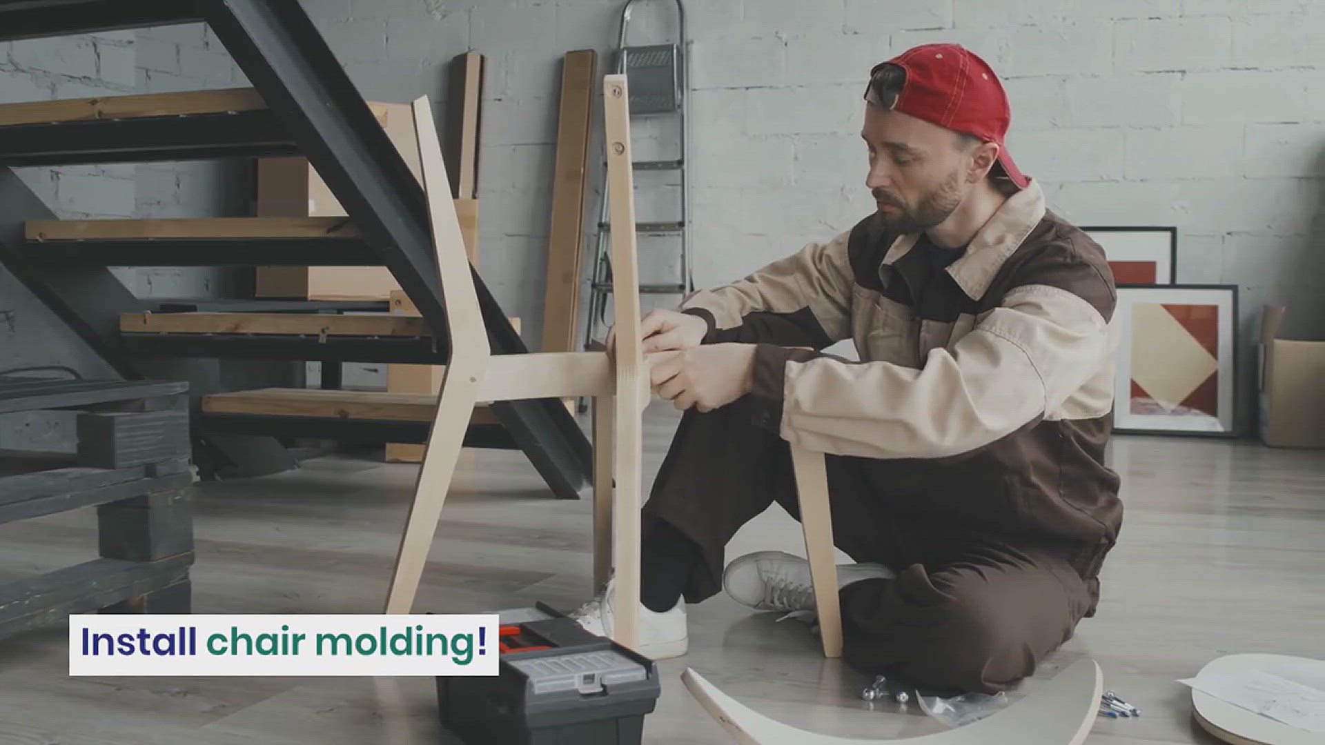 'Video thumbnail for How to Install Chair Molding'