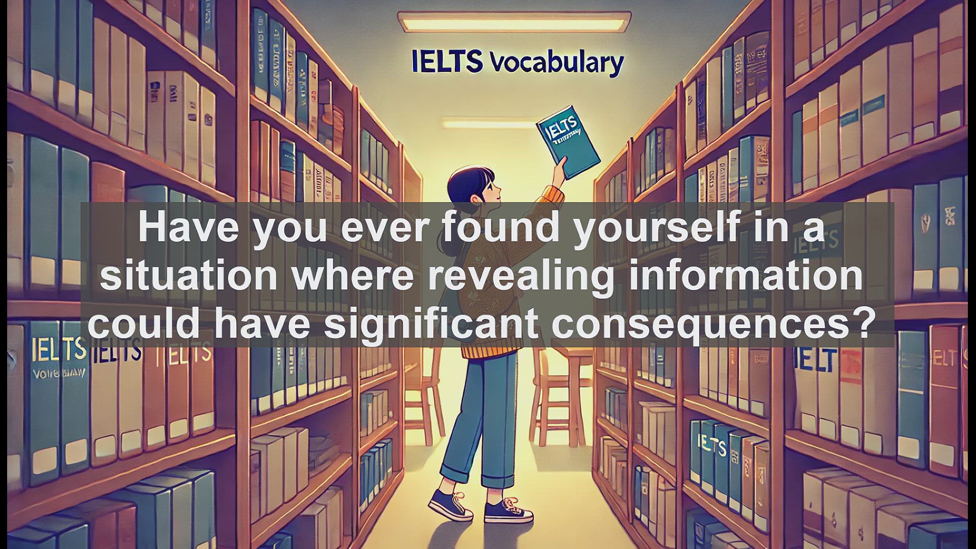 'Video thumbnail for 5000 Must Know IELTS 8.0 Vocabulary - Understanding 'Disclose': Meaning, Usage, and Importance'