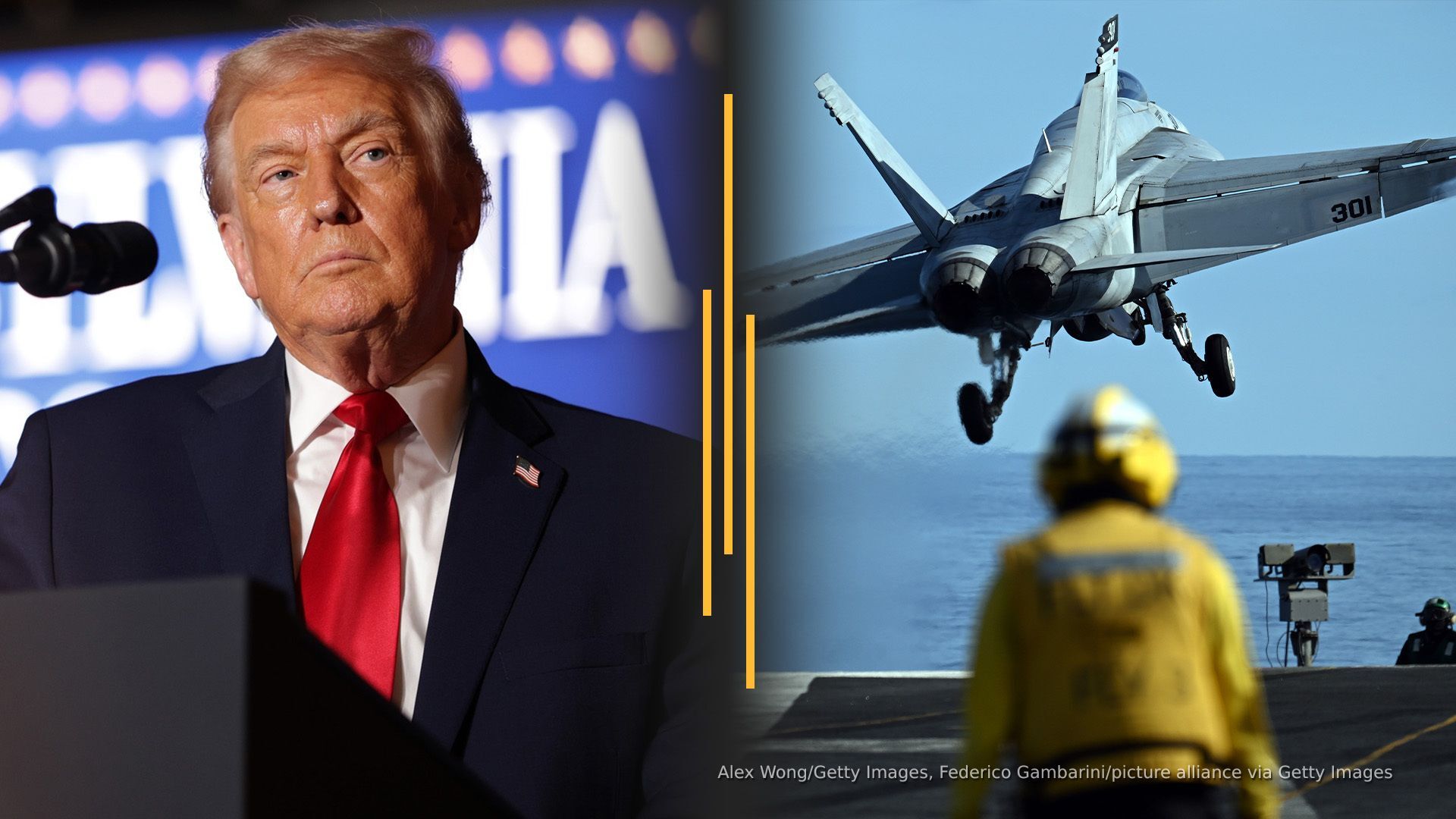 Video thumbnail for Trump claims inflation win in Pennsylvania; US jets edge near Venezuela