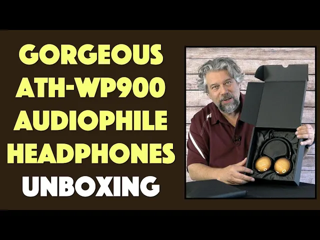 Video thumbnail for Audio-Technica ATH-WP900 HI-Res Headphones -- UNBOXING