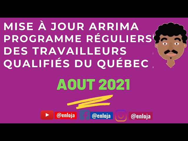 Video thumbnail for 🔵Résidence Québec 🇨🇦, nouveau système de pointage. Arrima.Programme régulier travailleurs qualifiés.