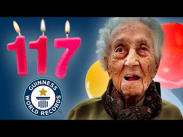 'Video thumbnail for Happy Birthday To The Oldest Woman Alive! | Records Weekly - Guinness World Records'