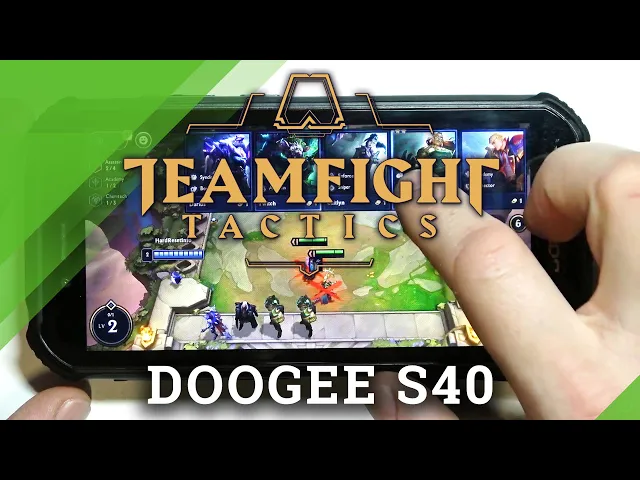 Video thumbnail for How Teamfight Tactics Works on DOOGEE S40 – TFT Game Test