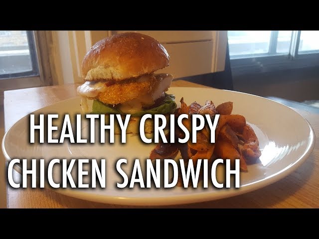 Video thumbnail for Quick Healthy Crispy Chicken Sandwich | Simple Dinner Recipes | Cooking with Anadi