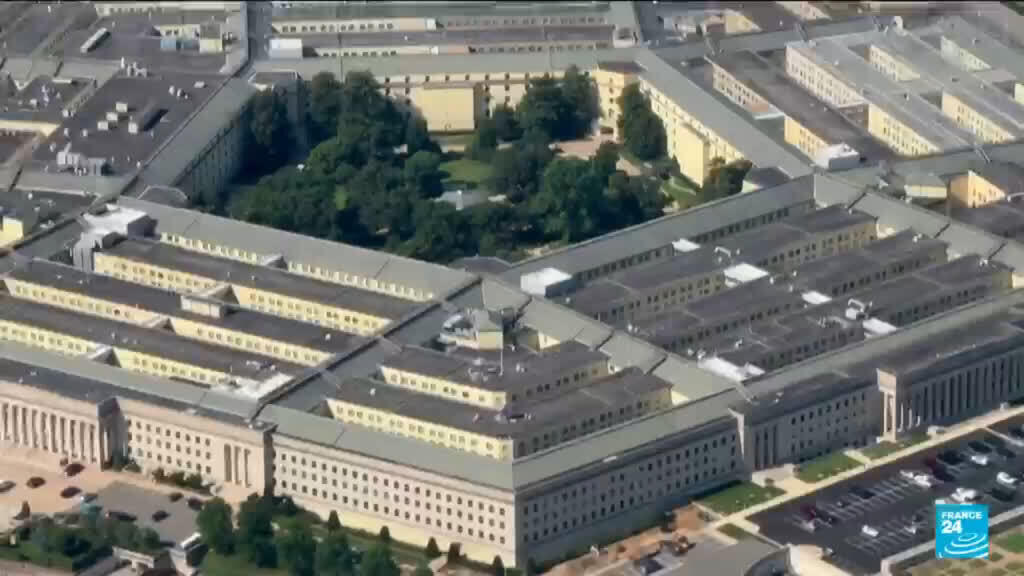 Video thumbnail for Pentagon partners with seven AI firms