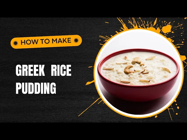 'Video thumbnail for How to Make the Best Greek Rice Pudding Recipe-Rizogalo'
