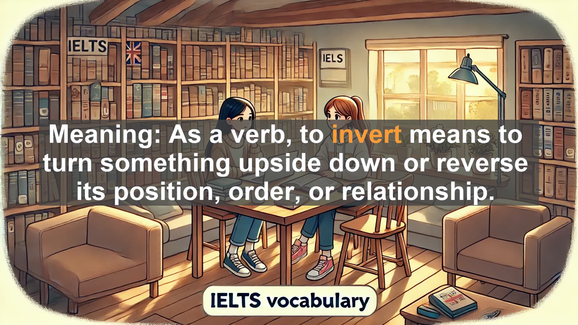 'Video thumbnail for 5000 Must Know IELTS 8.0 Vocabulary - Understanding 'Invert': Boost Your IELTS Score'