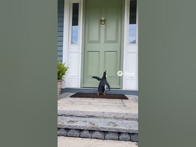 Video thumbnail for Is anybody home? 🐧