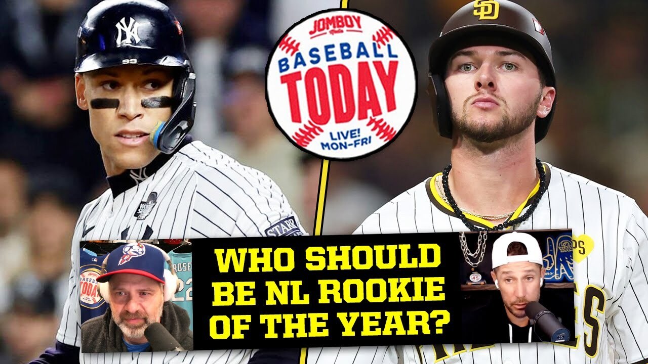 Video thumbnail for Is Aaron Judge winning MVP meaningless until he conquers the postseason? | Baseball Today