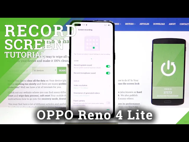 Video thumbnail for How to Record Screen in OPPO Reno 4 Lite – Catch Fleeting Content