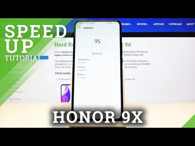 Video thumbnail for How to Speed Up Honor 9x – Optimize System