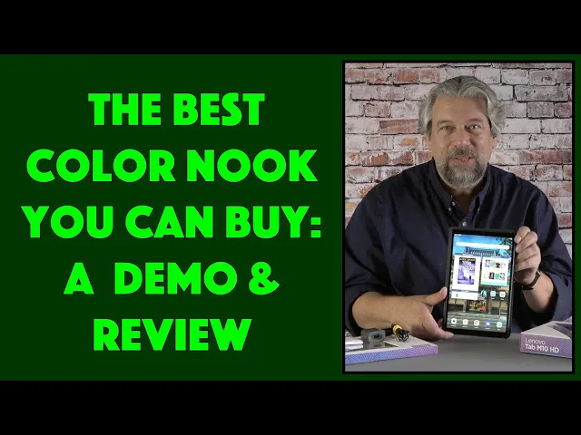 Video thumbnail for Nook 10-Inch HD Tablet from Barnes and Noble / Lenovo -- DEMO & REVIEW