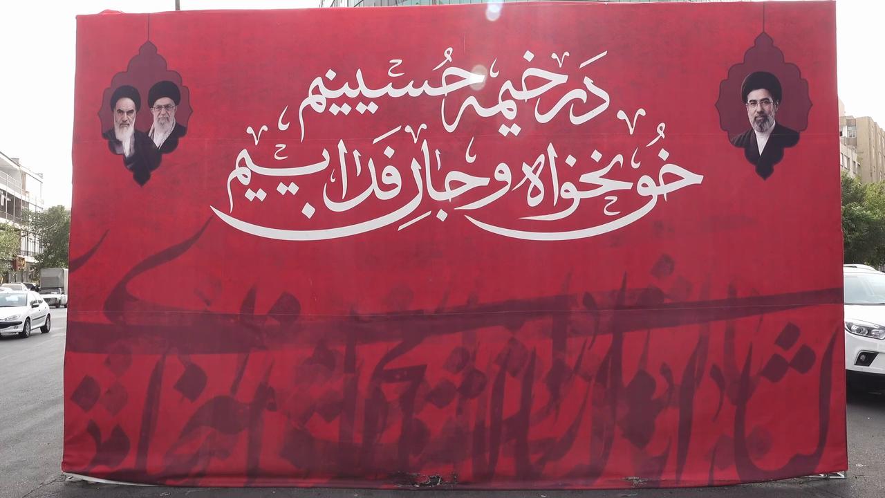 Video thumbnail for Iran: Iran prepares massive multicity funeral for Khamenei.