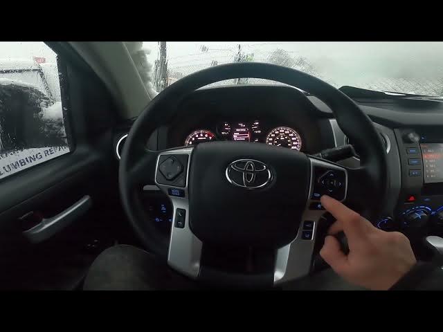 Video thumbnail for How to Change Units in Toyota Tundra II ( 2007 - now ) - Set New Speed Units