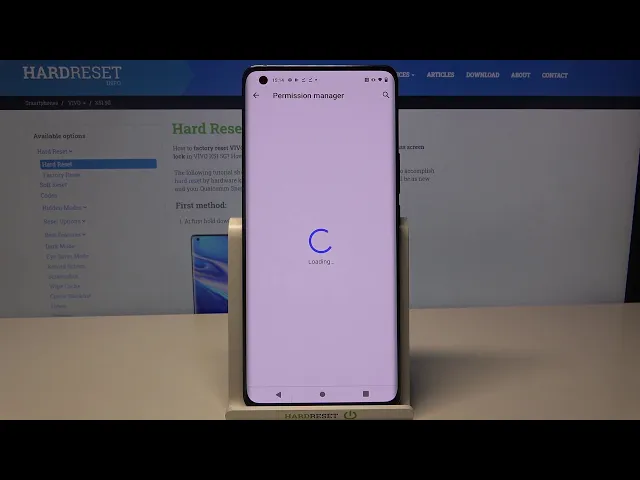 Video thumbnail for Manage Apps Permissions  - VIVO X51 5G & App Settings