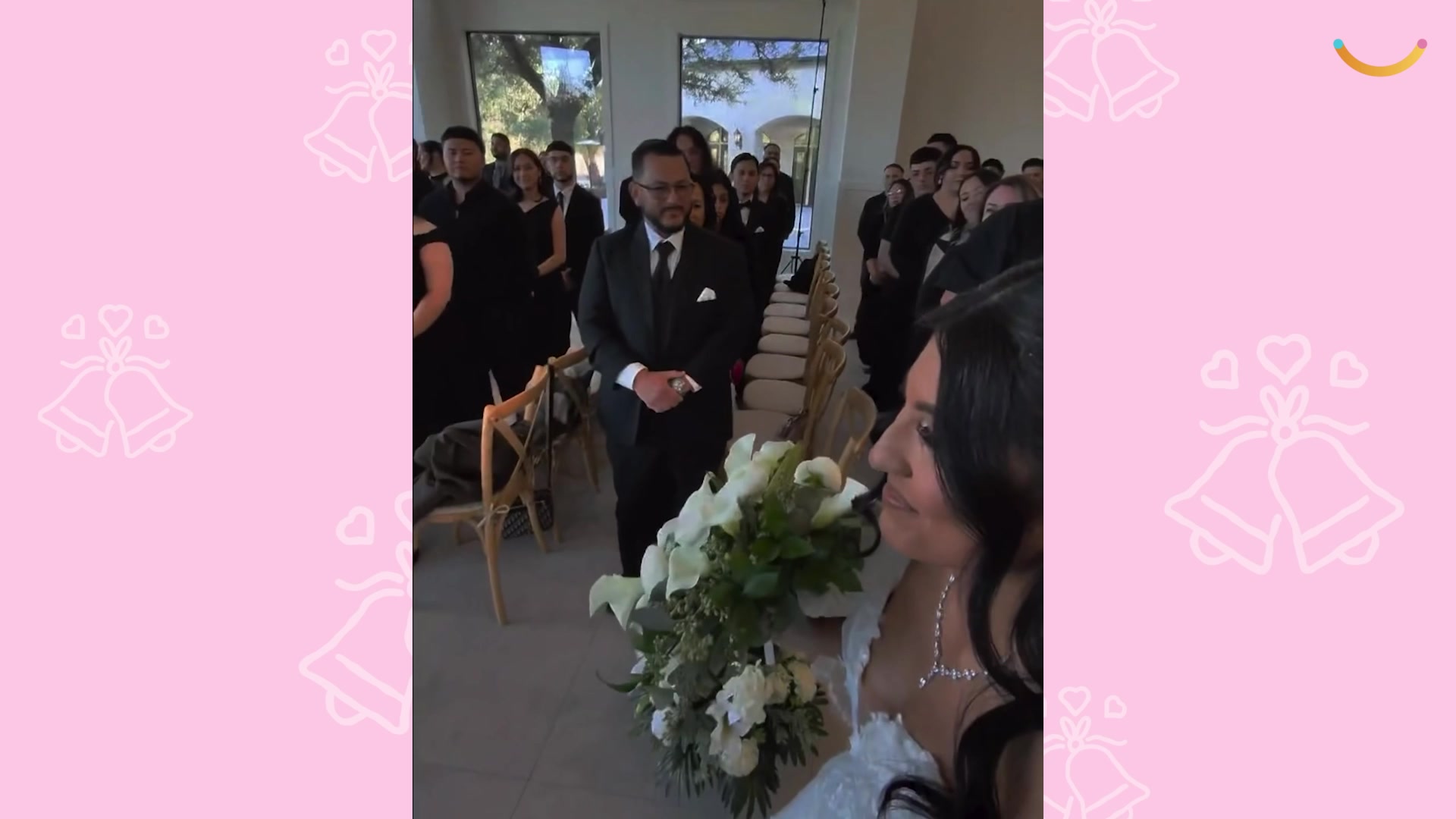 Video thumbnail for Dad Wears Meta Glasses To Capture Walking Daughter Down The Aisle