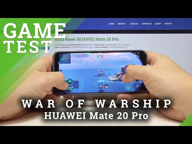 Video thumbnail for World of Warships on HUAWEI Mate 20 Pro – FPS Checkup / High Graphics Test
