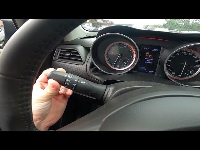 Video thumbnail for How to Enable or Disable High Beam in Suzuki Swift VI (2017 – now) | Use High Beam