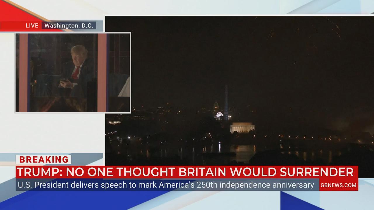Video thumbnail for Washington DC sky lit by 'largest fireworks show in history' for America 250 - WATCH IN FULL