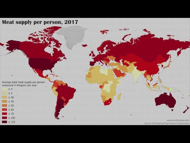 Video thumbnail for Meat Consumption in the World
