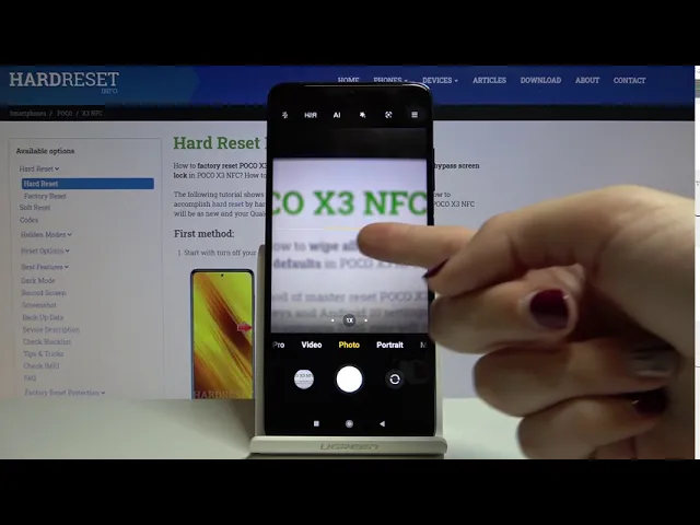 Video thumbnail for How to Turn On / Off Camera Leveler on POCO X3 – Straighten Option