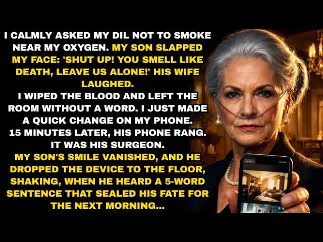 Video thumbnail for I Politely Asked My Daughter-in-Law Not to Smoke — My Son Slapped Me, But 15 Minutes Later...