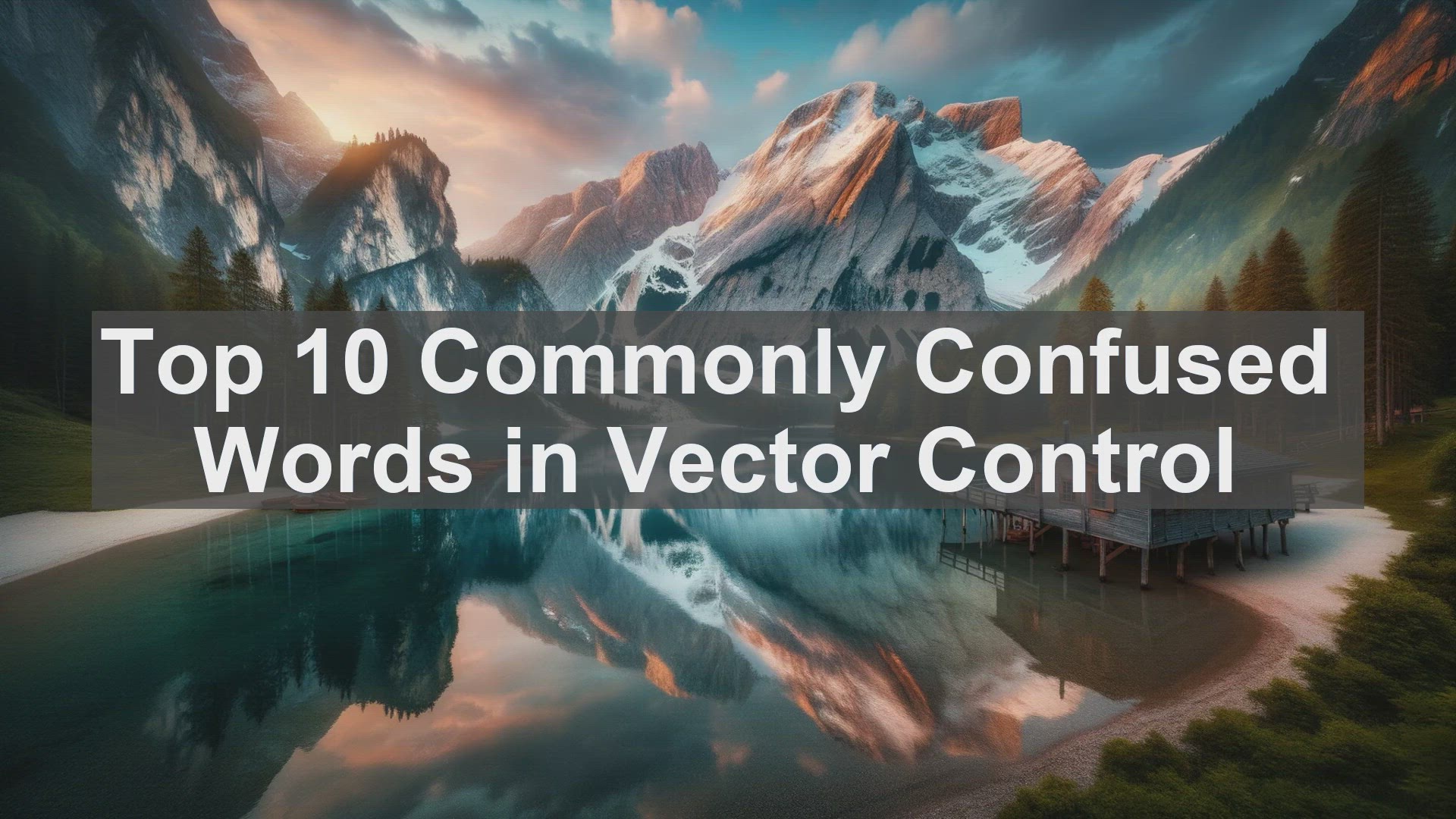 'Video thumbnail for Top 10 Commonly Confused Words in Vector Control'