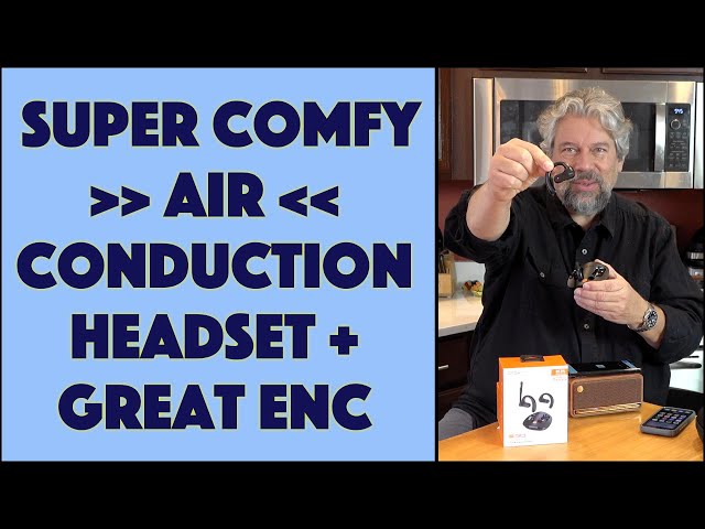 Video thumbnail for EKSA S30 Open Ear Air Conduction Headset - DEMO & REVIEW